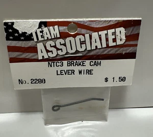 Team ASSOCIATED 2280 NTC3 BRAKE CAM LEVER WIRE STEEL BLACK (1) BRAND NEW - Picture 1 of 4