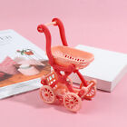 Mini Shopping Cart Salesman Sample For Kid Pretend Play Toy Dollhouse Decorat  Q