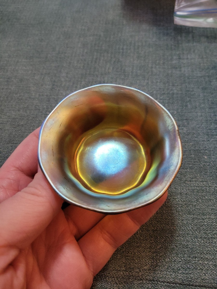 Tiffany Salt Cellar In Tiffany Art Glass for sale | eBay