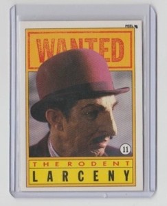 Dick Tracy The Movie 1990 Sticker Trading Card Neil Summers as The Rodent #11