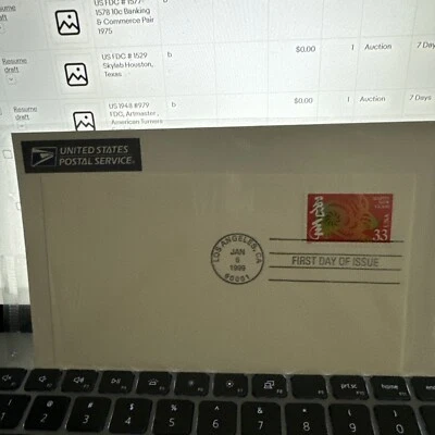 1999 YEAR OF THE RABBIT FIRST DAY COVER 1999 - Image 1 of 3