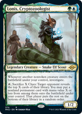 LONIS, CRYPTOZOOLOGIST Showcase SKETCH ~mtg NM-M Modern Horizons 2 Rare