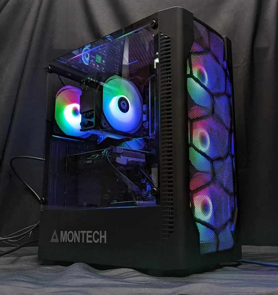 NVIDIA RTX 3060 12 GB (Intel G6400 4.00 Mhz) M.2 Nvme Ssd Gaming Tower - Image 1 of 4