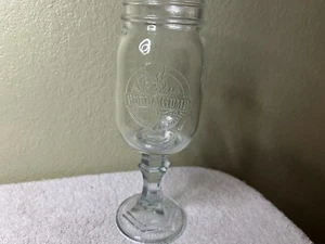 Bubba Gump Shrimp Co Redneck Mason Jar Wine Glasses Stem Pedestal Cup - Picture 1 of 7