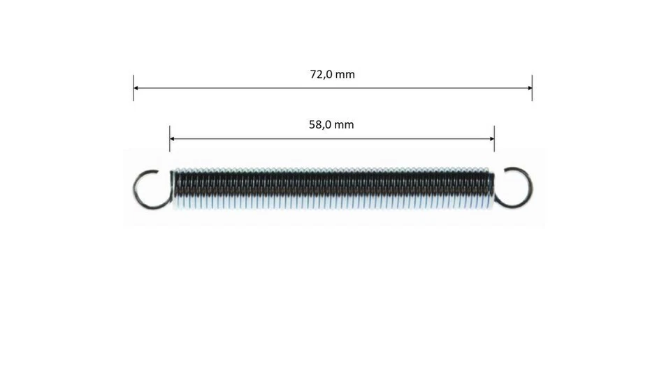 Rückholfeder für Gaspedal, Bremspedal