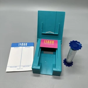 1989 Taboo Board Game Replacement Timer Card Holder Score Pad Parts Only - Picture 1 of 5