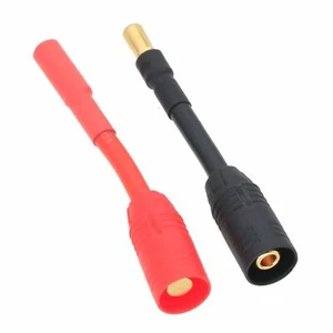 Amass AS150 7MM Male to HXT 5.5mm Bullet Female Jack Cable 10AWG 5CM Wire for RC - Picture 1 of 3