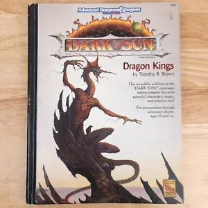 Dungeons Dragons Dark Sun Dragon Kings RPG Game Accessory 2408 TSR 1992 - Picture 1 of 4
