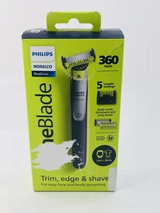 Philips Norelco OneBlade 360 Face + Body, Hybrid Electric Razor and Beard Trimme - Picture 1 of 12