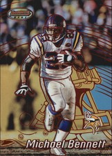 2002 Bowman's Best Red Minnesota Vikings Football Card #81 Michael Bennett /200