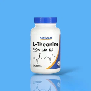 Nutricost L-Teanina - Relajación y enfoque natural - 120/240 cápsulas - Imagen 1 de 8
