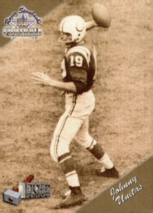 1994 Ted Williams Roger Staubach's NFL #ES7 Johnny Unitas Etched In Stone Unitas - Picture 1 of 2