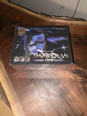 RAIDMAX Thunder V2 735W / EPS 12V 80 PLUS BRONZE New, Factory Sealed - Image 1 of 4