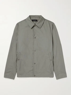 Chaqueta de algodón Rag & Bone Weston para hombre M gris abrigo ligero con cremallera Foto 1 de 4