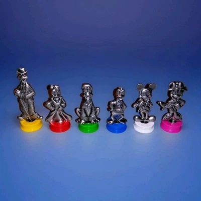 Лот товаров 2002 Disney Haunted Mansion Clue из 6 металлических запасных частей для игроков - Изображение 1 из 4