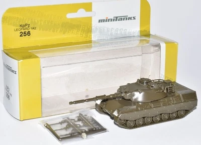 Herpa minitanks 256 Panzer Leopard 1A2 Bundeswehr Bw oliv NEU in OVP 1:87 - Bild 1 von 4