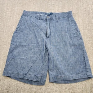 Vintage Polo Ralph Lauren Shorts Herren 30 Chambray Light Denim Chino Prospect Blau - Bild 1 von 7