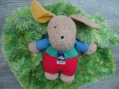 🐝 Sigikid Spieluhr Hund VINTAGE Rarität 28 cm Frottee Musikwerk Stofftier - Bild 1 von 4