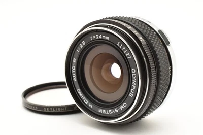 [NEAR MINT] Olympus OM-System H.ZUIKO Auto-W 24mm f/2.8 MF Wide Angle From JAPAN - Image 1 of 4