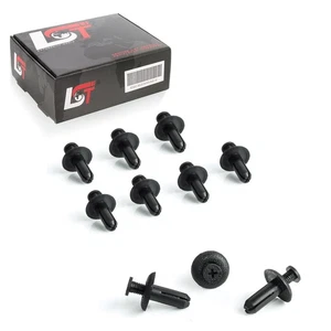 10x Remaches Extensibles Clips de Fijación Parachoques Traseros para Mitsubishi Eclipse II - Imagen 1 de 5