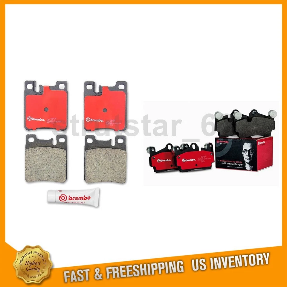 Brembo Disc Brake Pad Set 2pcs Front Rear Fits Mercedes-Benz C32 AMG 2002-2004 - Image 1 of 4