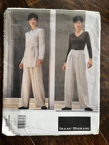 Vogue Pattern - 2213 Misses' Isaac Mizrahi Jacket & Pants  Size 8-12 UNCUT - Picture 1 of 4