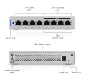 US-8-60W Network Switch - NEW - Afbeelding 1 van 1