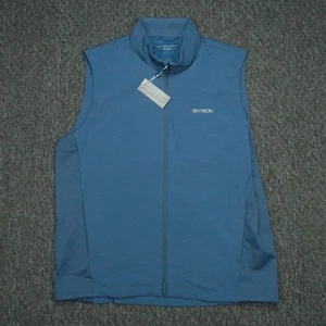 Holderness & Bourne Vest Men Large Blue The King Performance Full Zip Pocket NWT - Picture 1 of 10