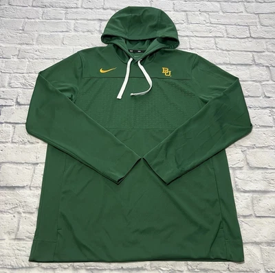 Sudadera con Capucha Nike Baylor University Grande Verde Pullover Baylor Estampado Completo Foto 1 de 4