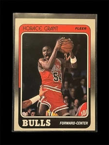 1988-89 Fleer # 16 Horace Grant- Rookie RC -NM-MT OR BETTER - Chicago Bulls - Picture 1 of 2