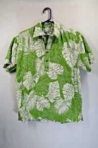 Tori Richard Uniforms Hawaiian Shirt Mens Floral Print Button Short Sleeve Sz M - Picture 1 of 8
