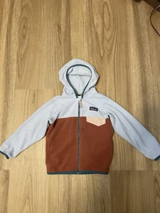 PATAGONIA  Boys Zip Up Fleece Hoodie Size 3T - Picture 1 of 3
