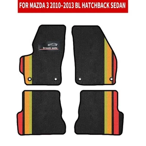 Car Mats For Mazda 3 2010–2013 BL Waterproof and Durable With Install Tool 4pc - Picture 1 of 2