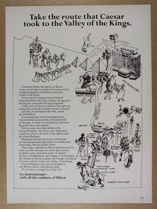 1965 Nile Hilton Hotel Cairo Egypt vintage print Ad - Picture 1 of 1