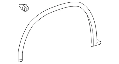 Genuine Lexus Wheel Opening Molding 75601-0E080 - Image 1 of 2