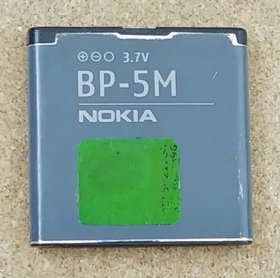 Batería Auténtica Original Nokia BP-5M, 100% OK- Nokia 5610 5700 6500S 7390 ETC. Foto 1 de 4