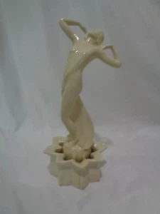 Preciosa Rana Flor Bailarina Desnuda Art Deco Crema Cowan - Imagen 1 de 11