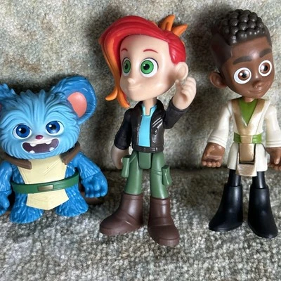 Lote/3 brinquedos Star Wars - Young Jedi Adventures Jedi Hero Collection - Imagem 1 de 4