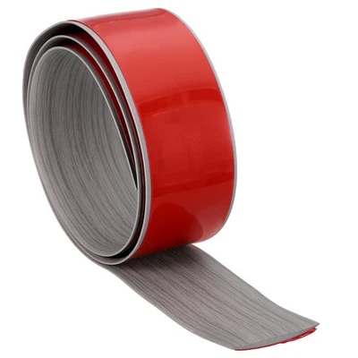 2Inch x 3.28Ft Floor Transition Strip Self-Adhesive Floor Edge Trim, Gray Wood - Imagem 1 de 4