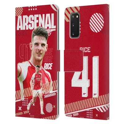 ARSENAL FC 2023/24 FIRST TEAM LEATHER BOOK WALLET CASE FOR SAMSUNG PHONES 1 - Image 1 of 4