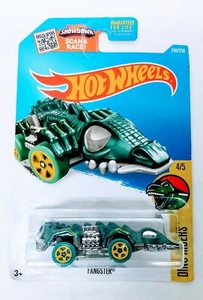 Hot Wheels 2016 Dino Riders~Fangster~4/5~#249/250 New - Picture 1 of 3