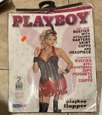Playboy Flapper 1920's Dress Costume NEW Retail Pkg Womens Large Secret Wishes - Image 1 of 2