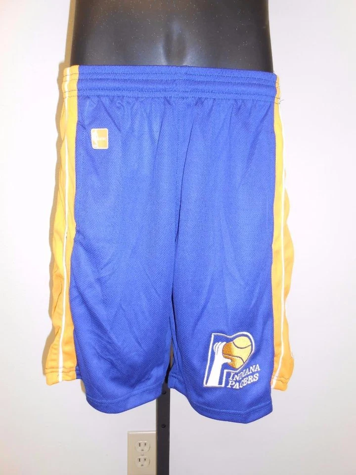 全新 Indiana Pacers 青少年尺码 L-XL 14/16-18/20 阿迪达斯短裤 — 第 1/1 张图片