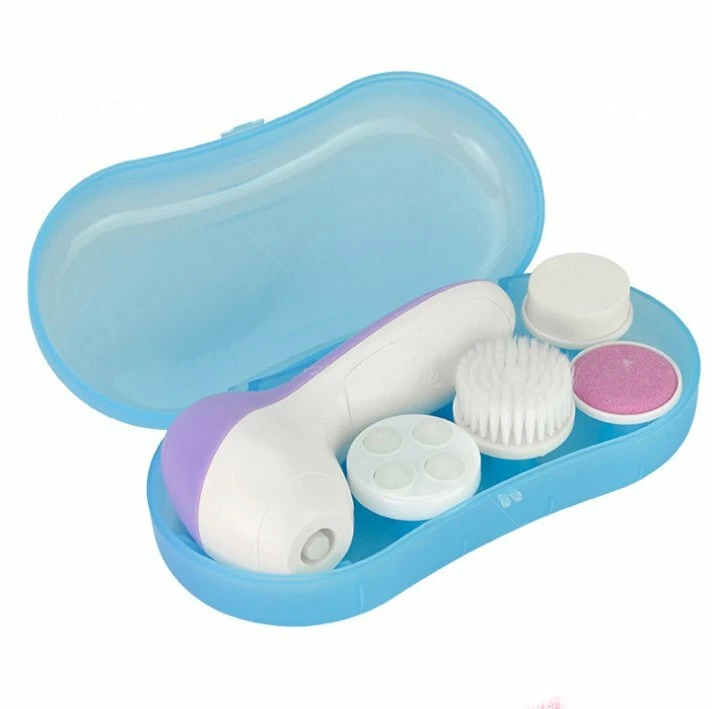 4 In 1 Electric Facial Skin Care Cleanser Face Pore Cleaning Brush Cleansing Set - image 1 of 3