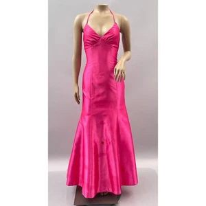 Jessica McClintock Gunne Sax Vintage Dress Size 3 Pink Satin Tulle Barbie Prom - Picture 1 of 14