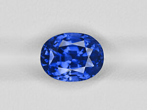 GIA Certified KASHMIR Blue Sapphire 5.23 Cts Natural Untreated Lively Royal Blue