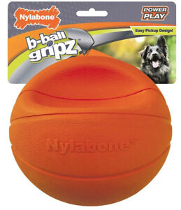 Nylabone Power Play B-Ball Grips Basketball Large 6.5 Inch Dog Toy, 1 count