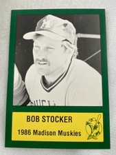 1986 Madison Muskies-TJSC Minor League Baseball Card#20-Bob Stocker