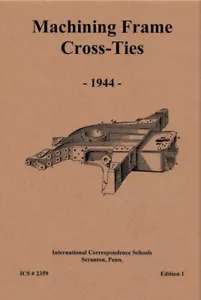 1944 - Machining Locomotive Frame Cross-Ties - reprint - Picture 1 of 4