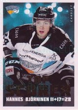 2020-21 Finnish Cardset Top Scorer #10 Hannes Bjorninen